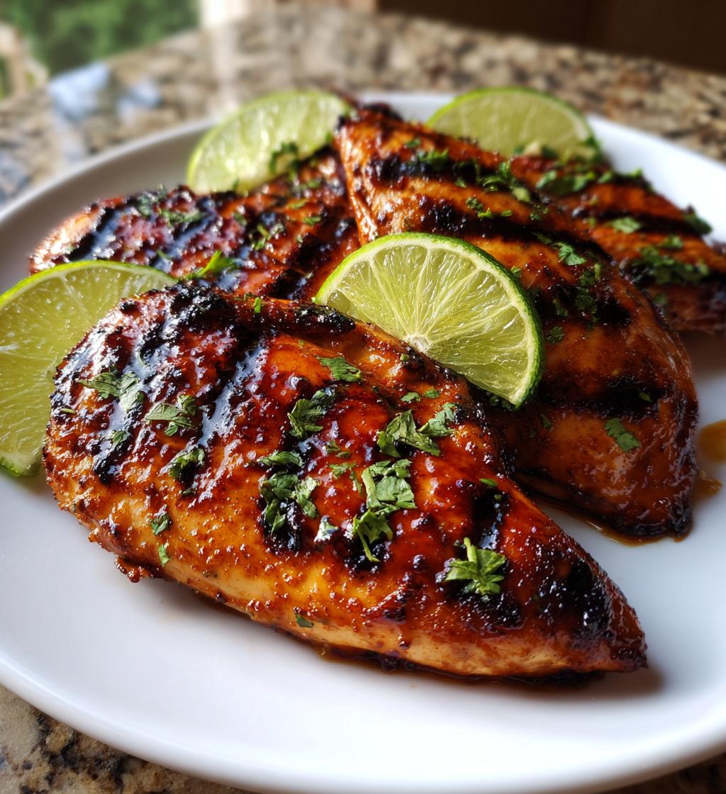 sweet chili lime grilled chicken - detail 1
