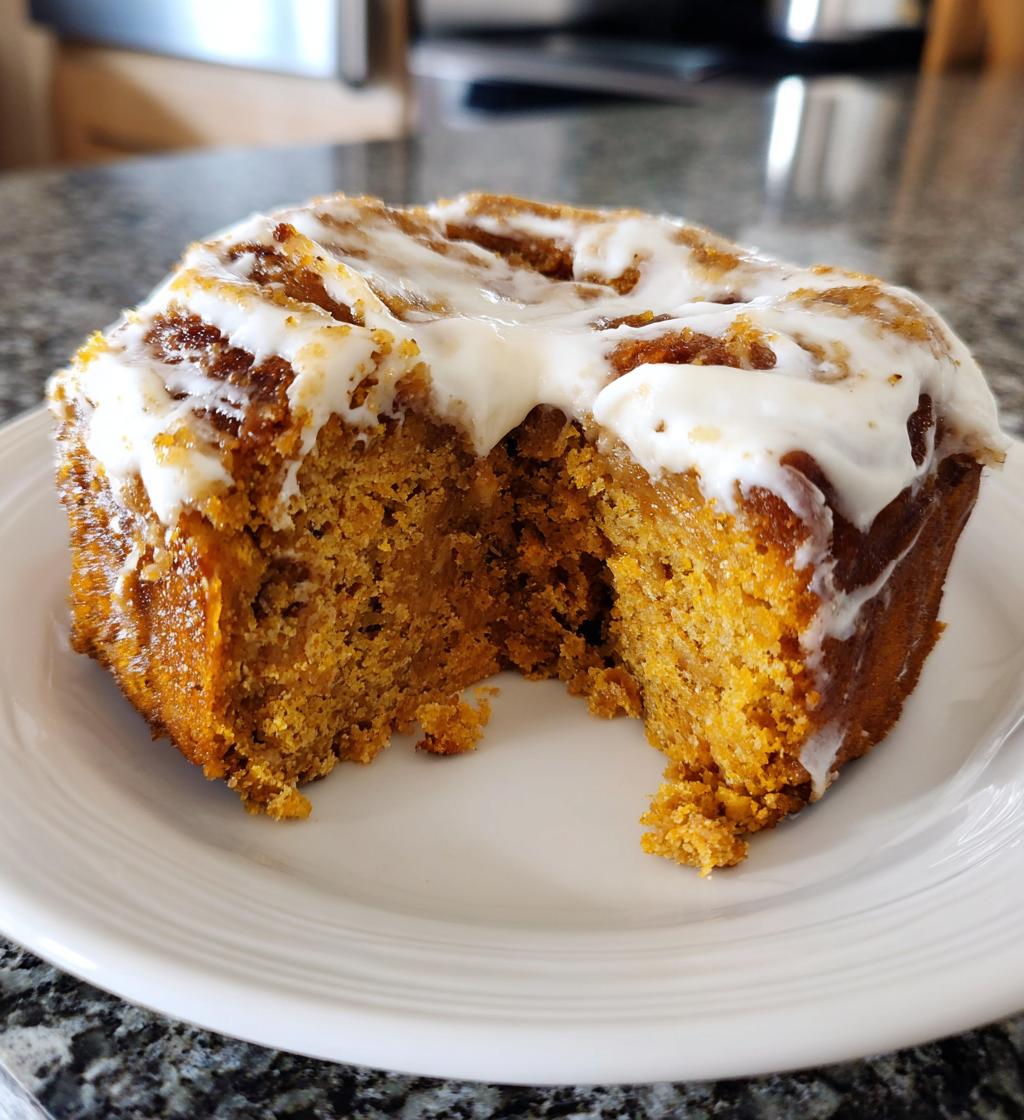 sweet potato cinnamon roll cake