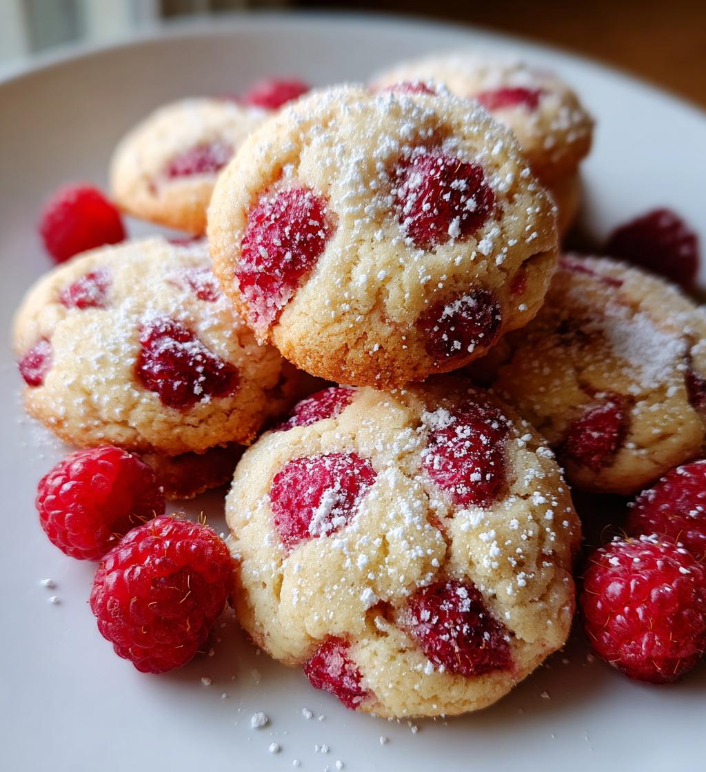 sweet raspberry sugar cookies - detail 1
