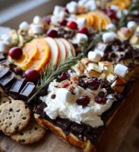 thanksgiving charcuterie board dessert