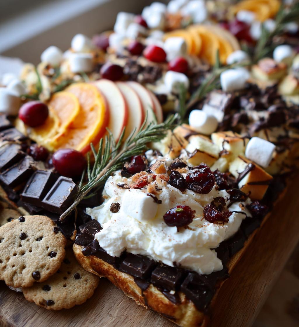 thanksgiving charcuterie board dessert