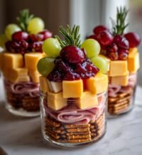 thanksgiving charcuterie cups