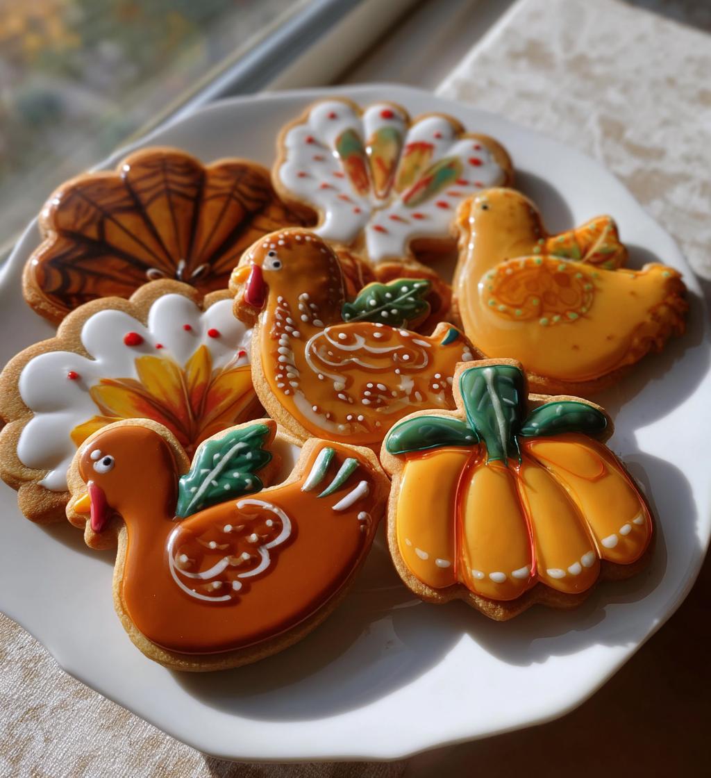 thanksgiving cookies decorated easy