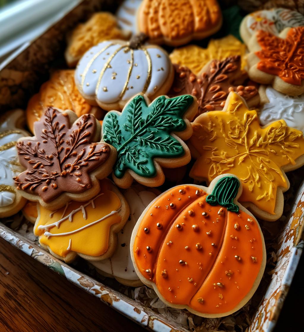 thanksgiving cookies royal icing