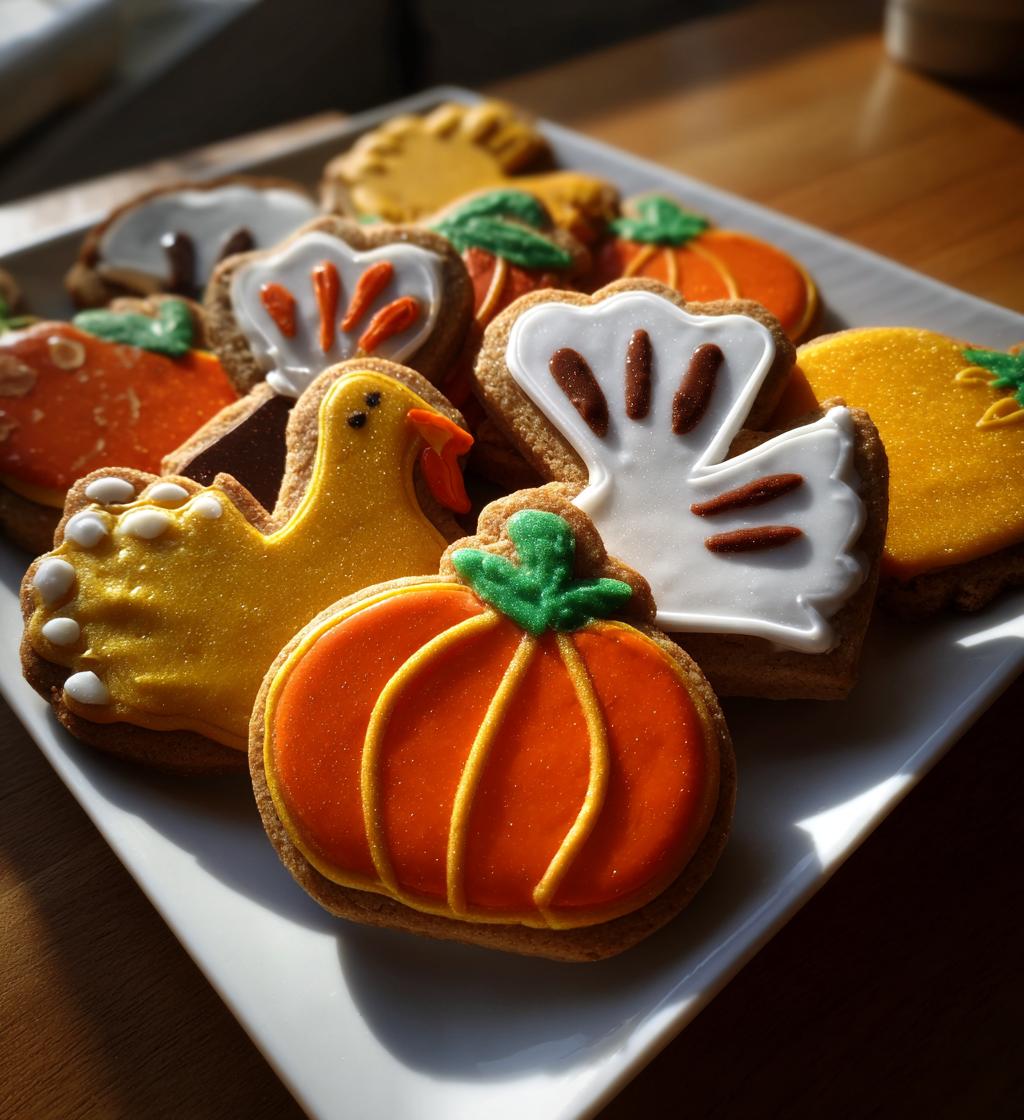 thanksgiving cutout cookies