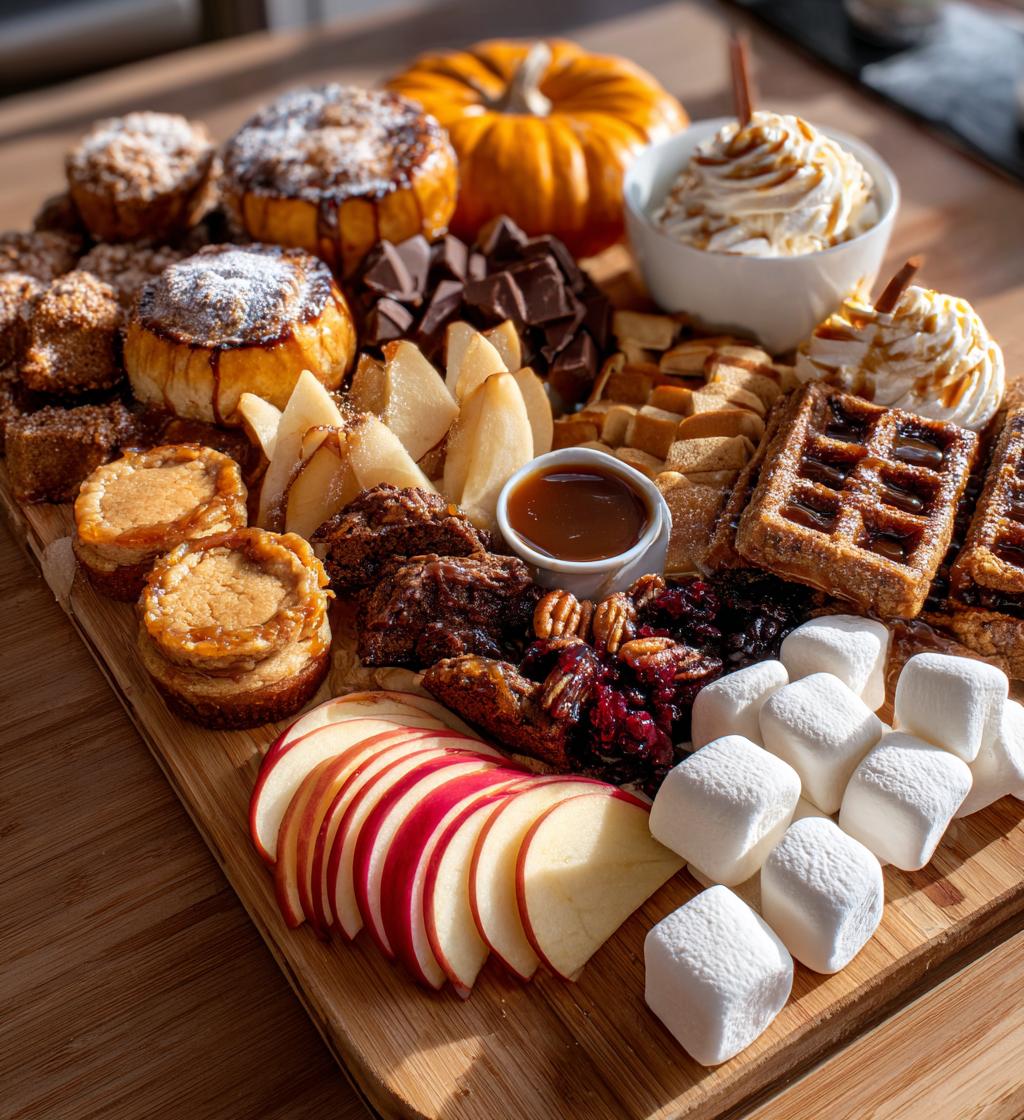 thanksgiving dessert charcuterie board