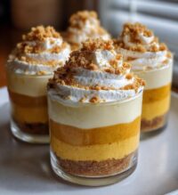 thanksgiving dessert cups
