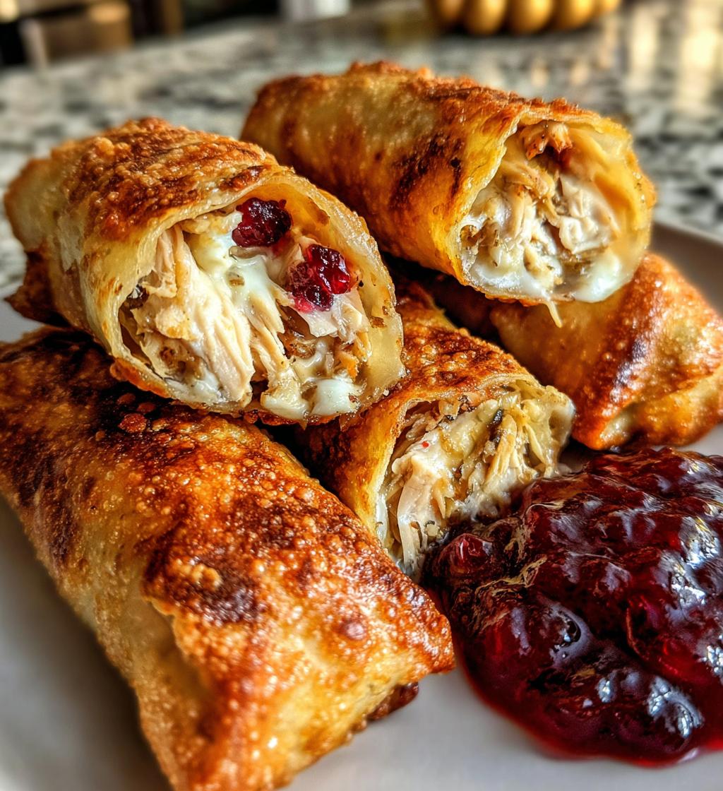 thanksgiving egg rolls