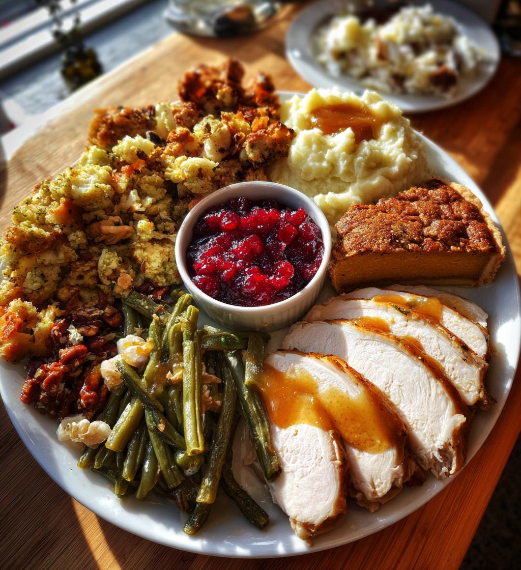 thanksgiving food board