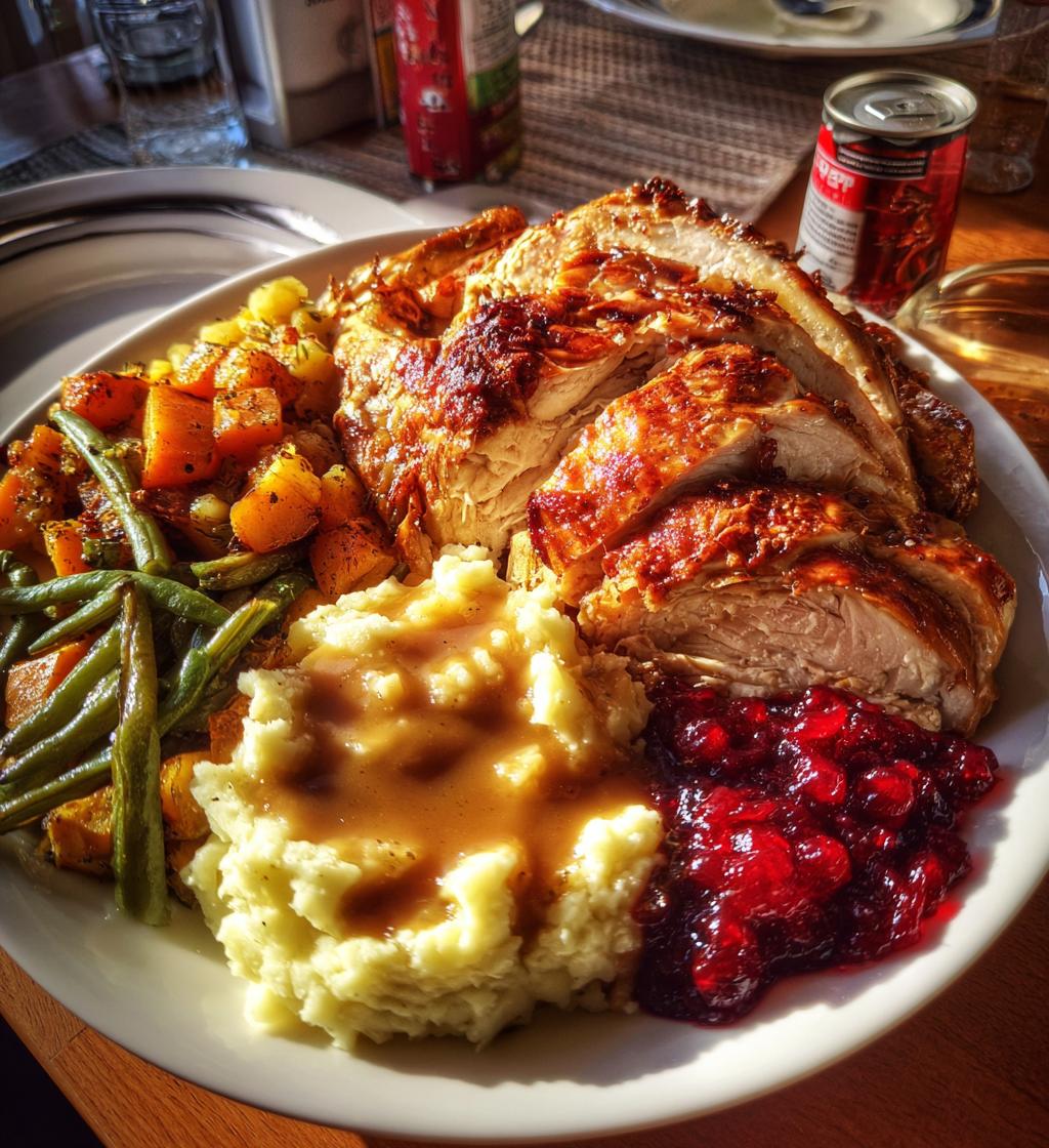 thanksgiving food table