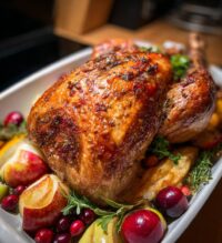 thanksgiving fruit turkey