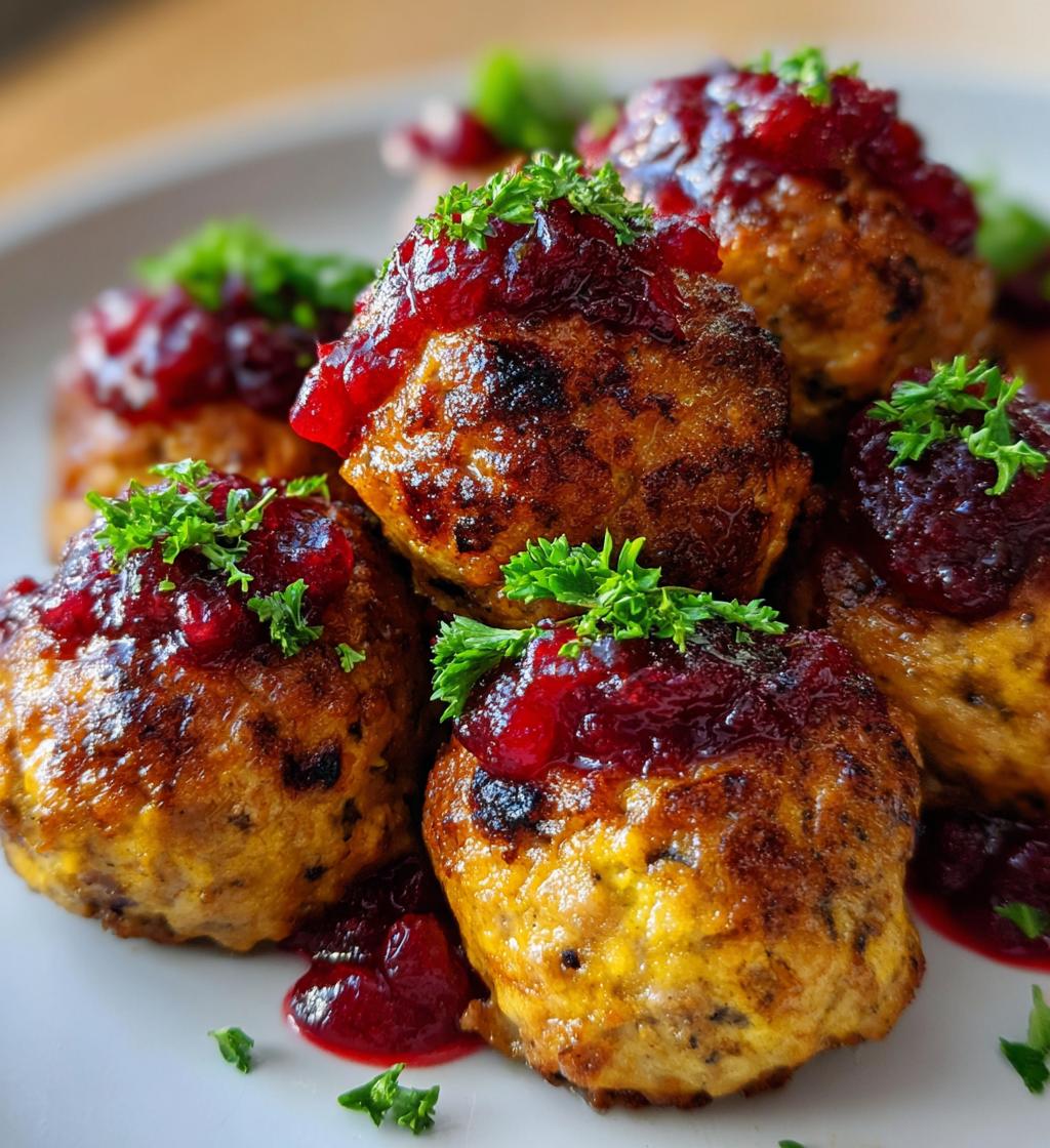 thanksgiving meatballs
