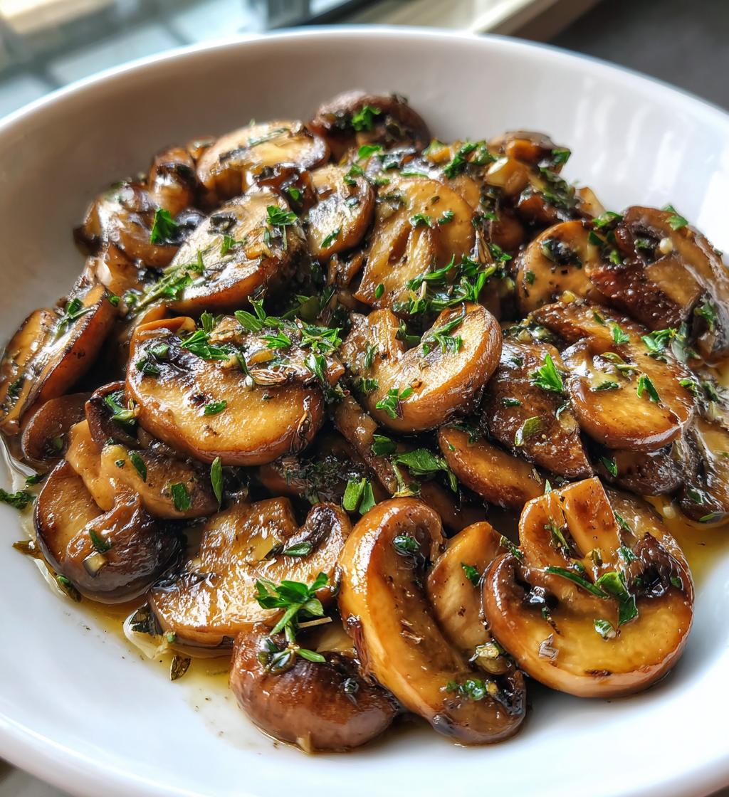 thanksgiving mushrooms side