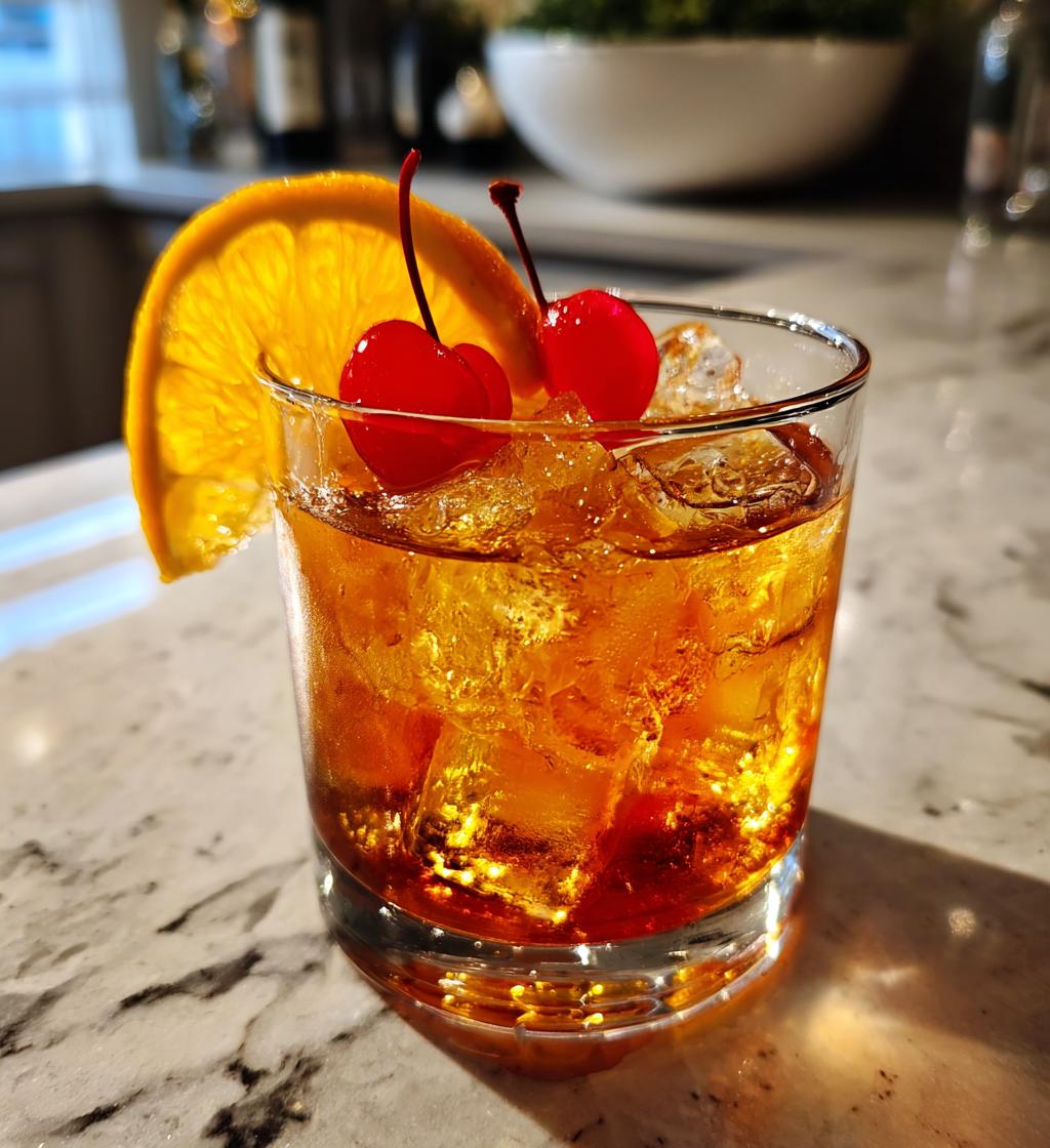 thanksgiving old fashioned cocktail