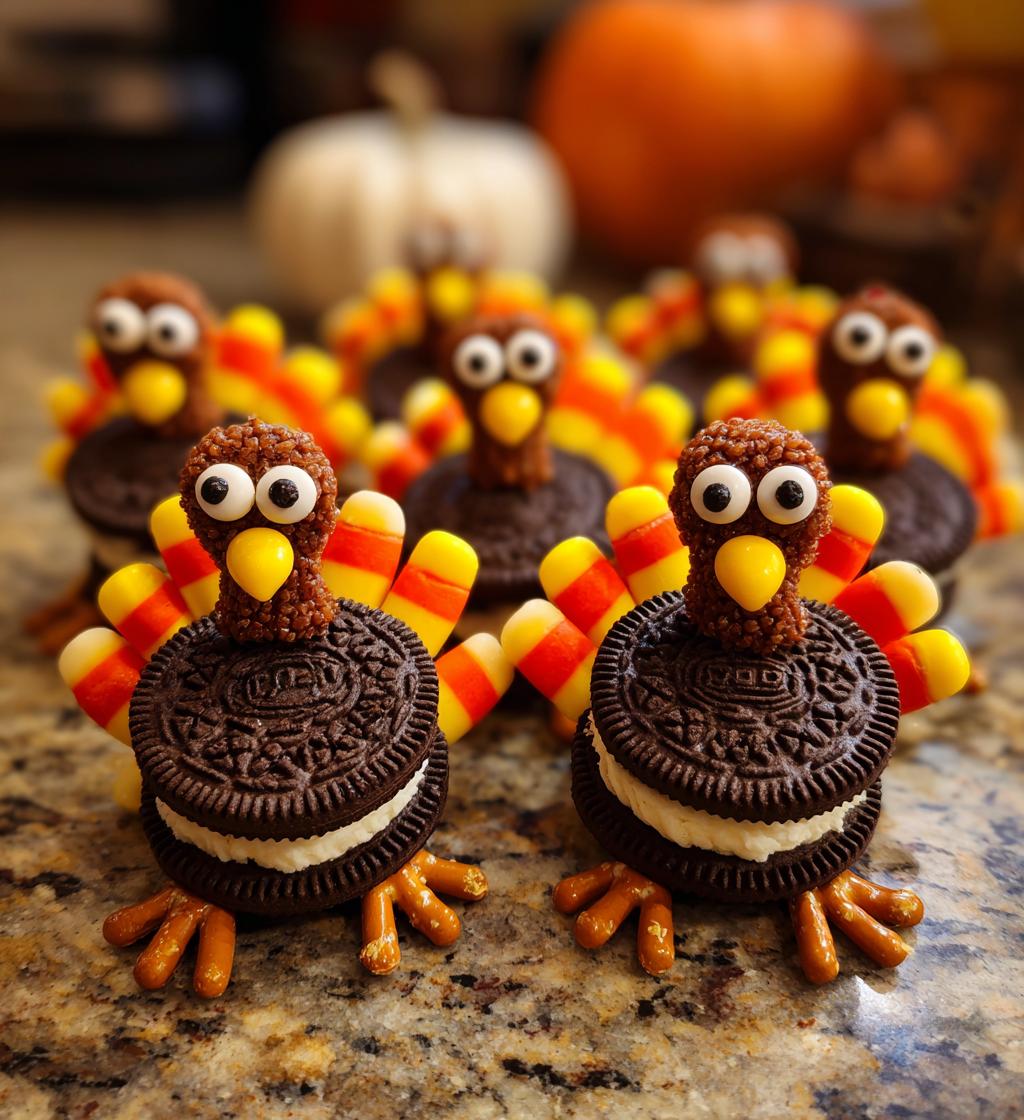 thanksgiving oreo turkeys