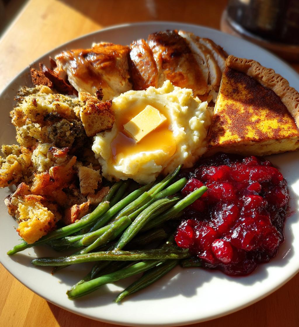 thanksgiving plate aesthetic