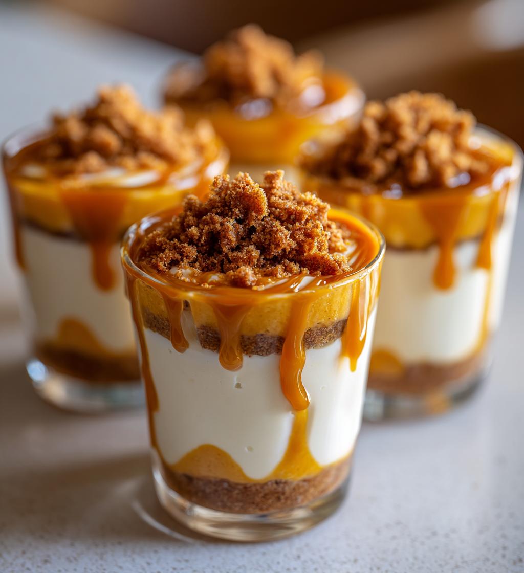 thanksgiving pudding shots