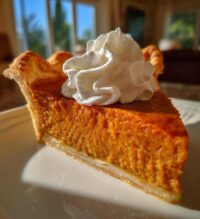 thanksgiving pumpkin pie