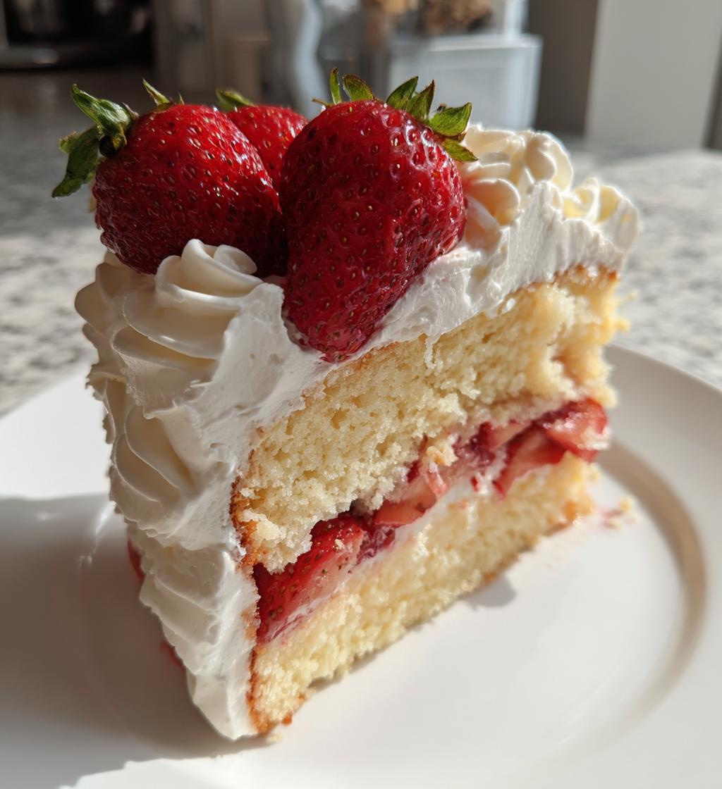 the best strawberry cake ever