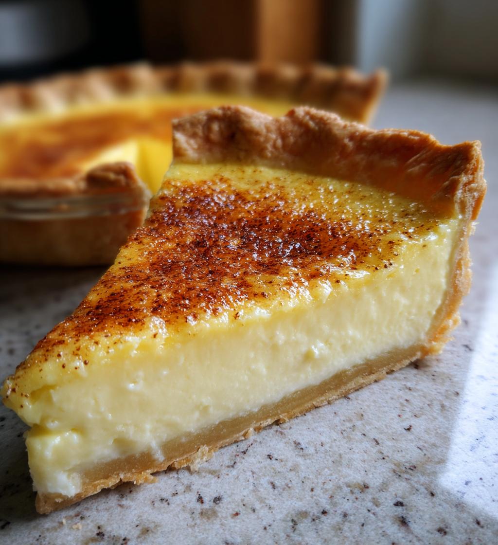 the old fashioned custard pie