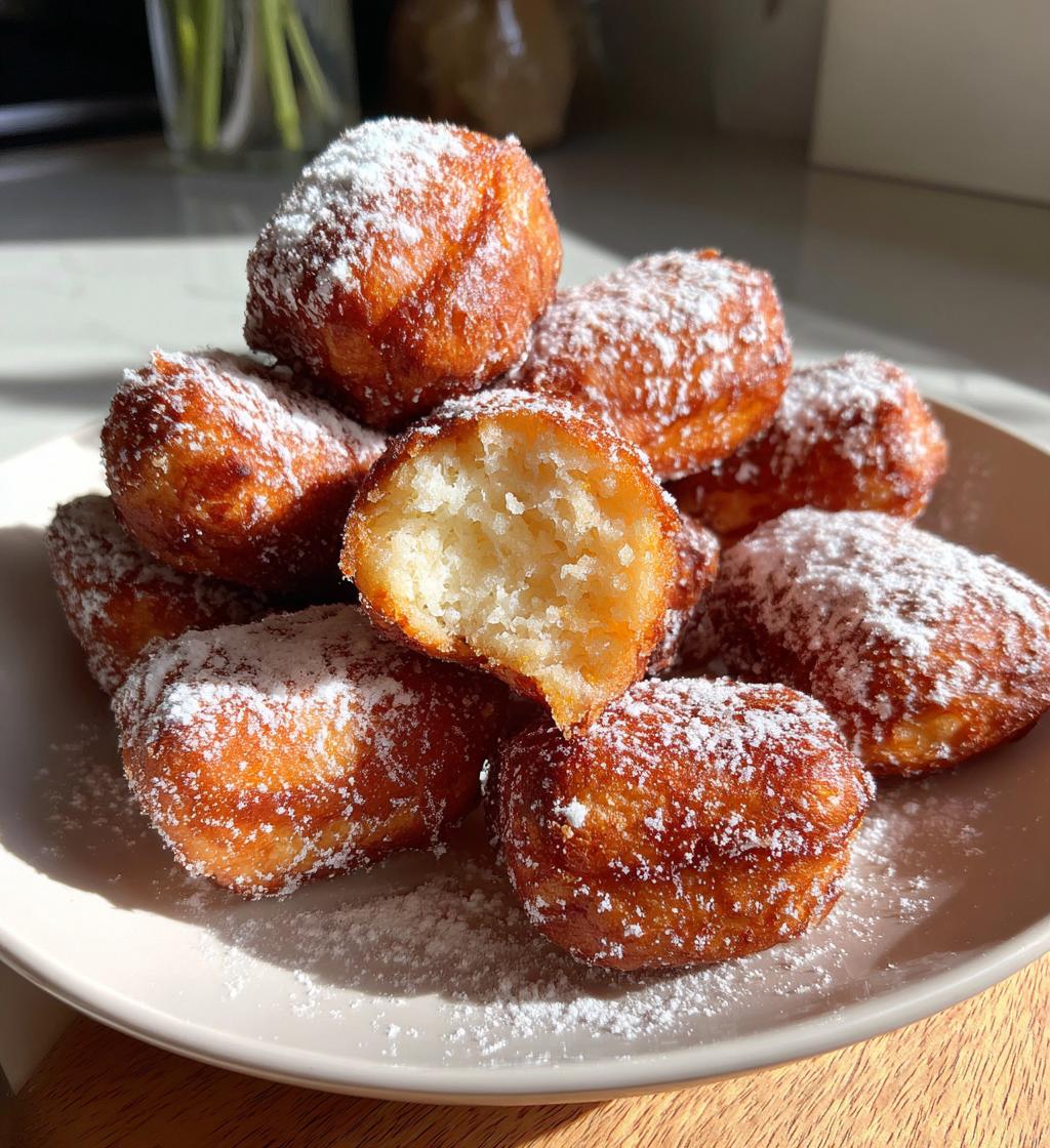 vanilla french beignets