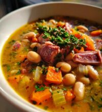 white bean and ham hock soup