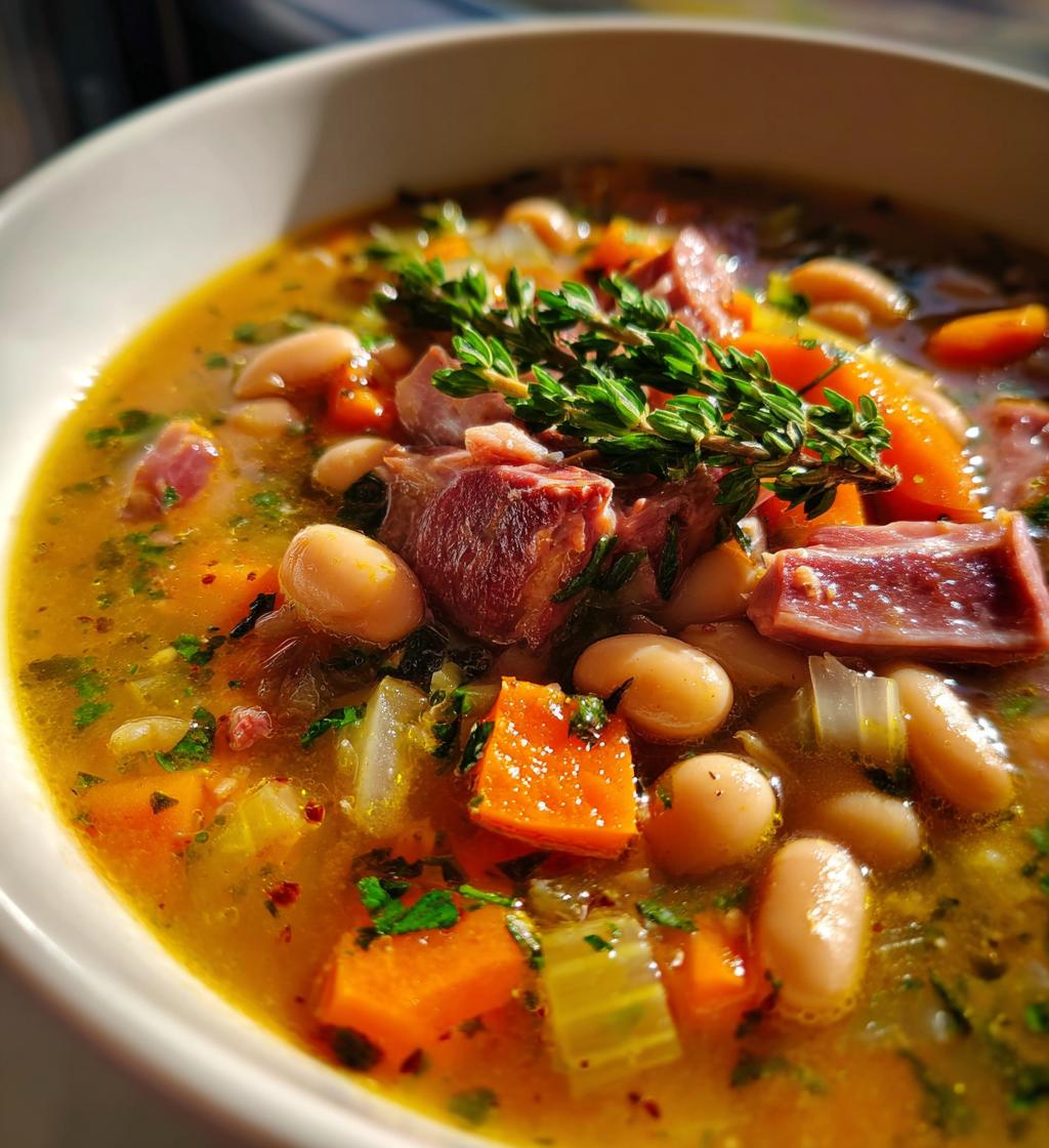white bean and ham hock soup