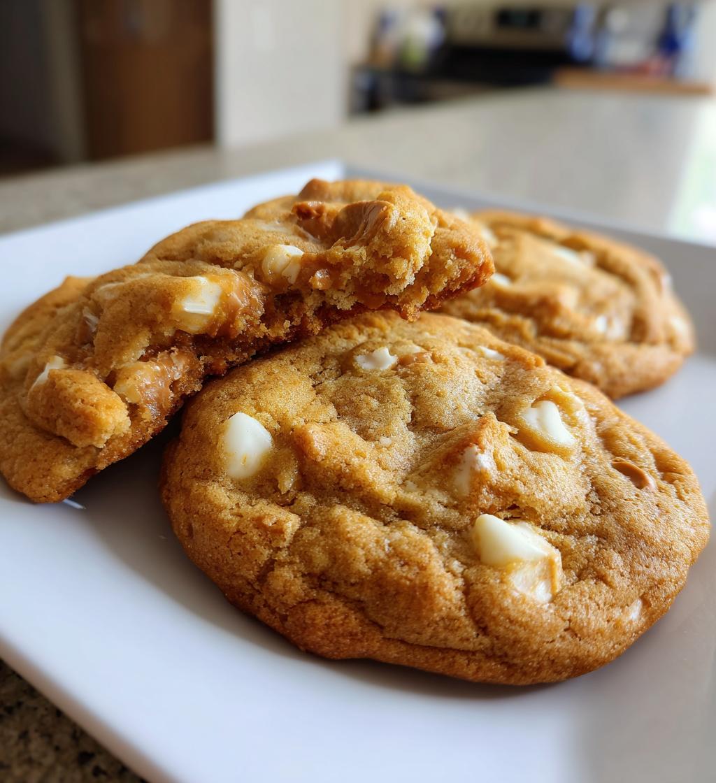 white chocolate reeses cheesecake cookies