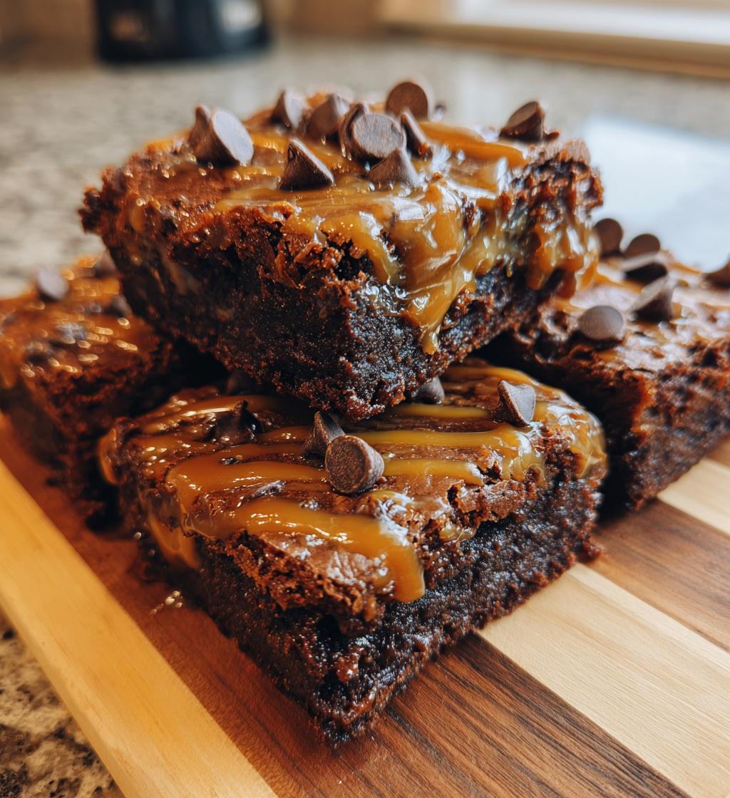 worlds best caramel brownies
