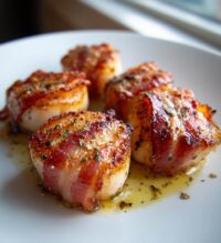 bacon wrapped scallops