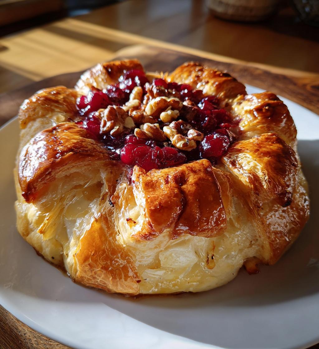 baked brie in puff pastry