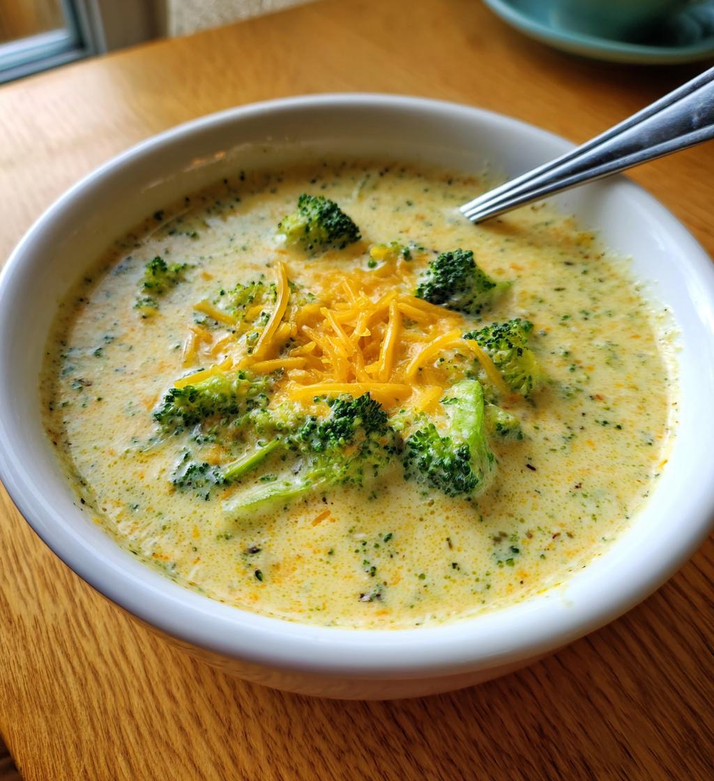 brócoli cheddar soup