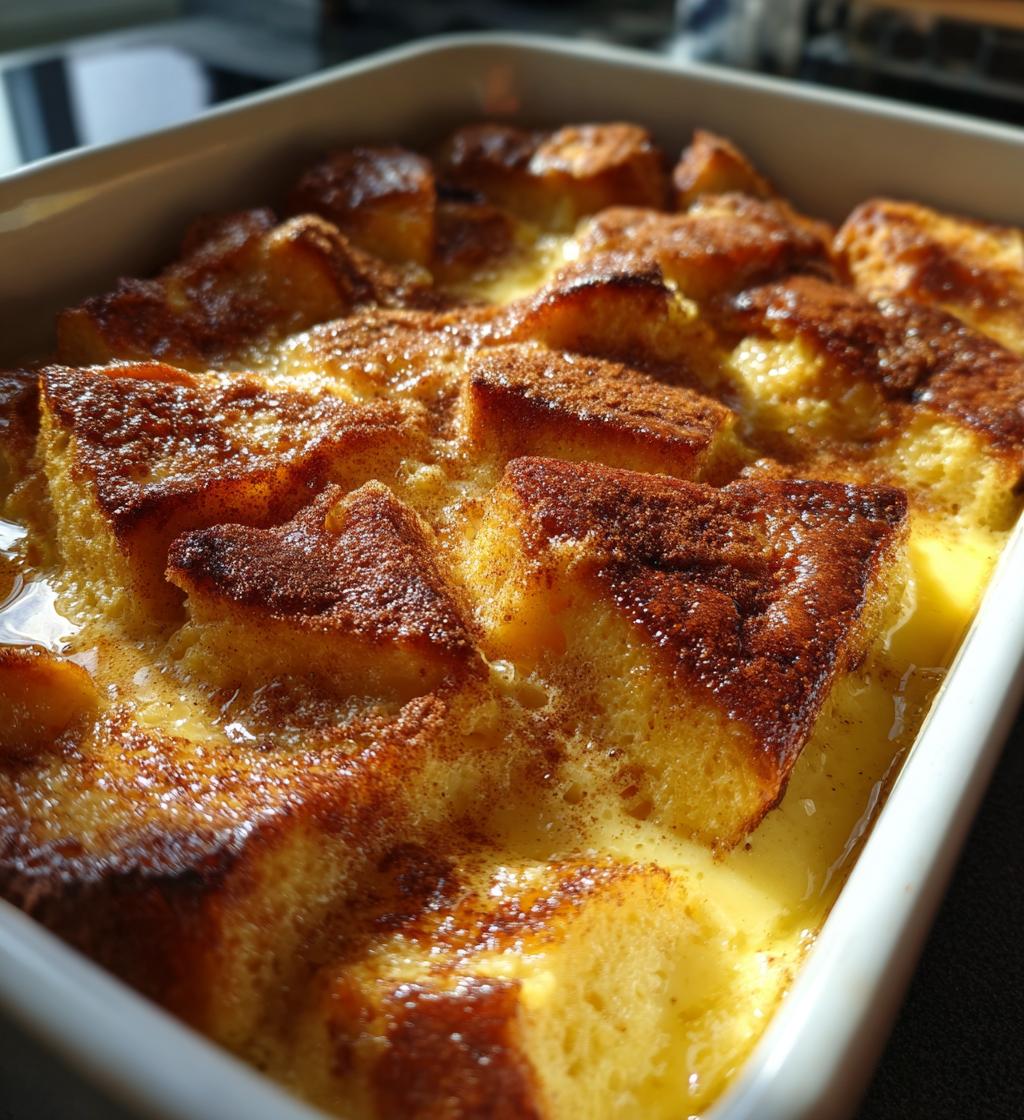bread and butter pudding