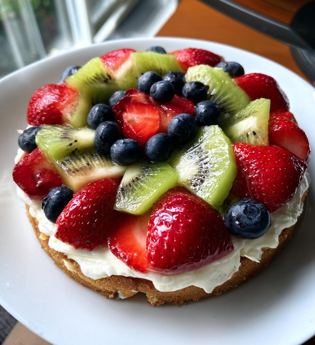 brownie fruit pizza