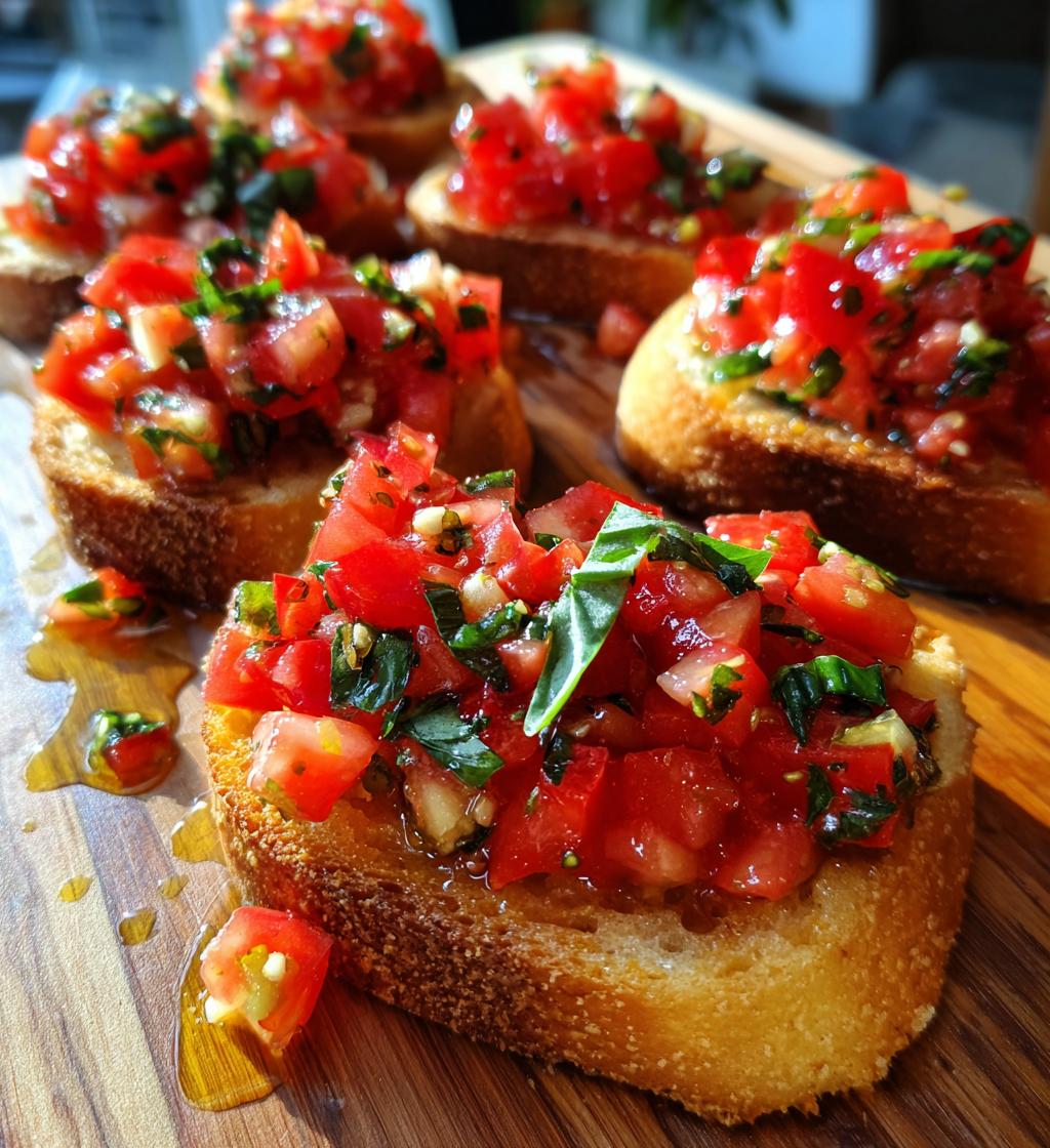bruschetta appetizers