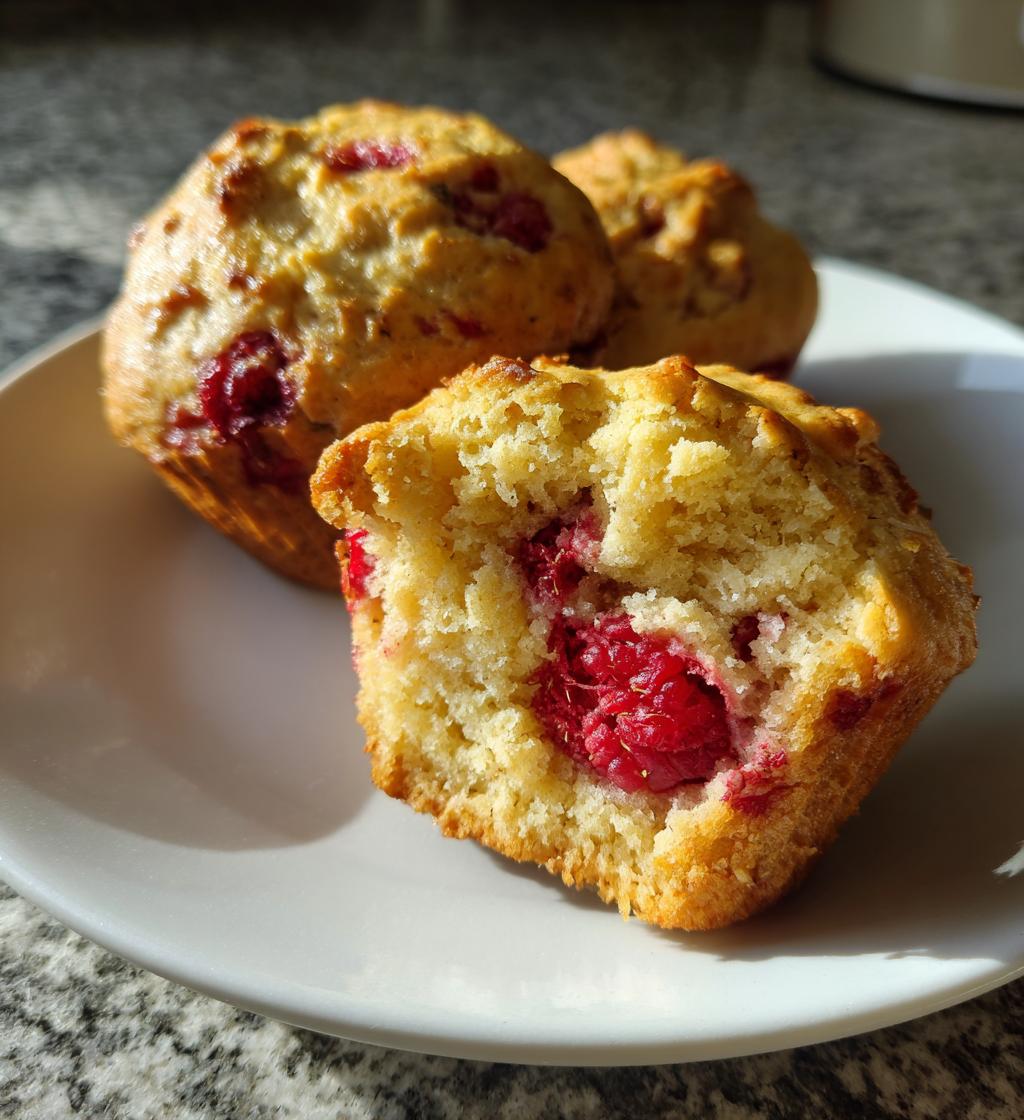 buttermilk raspberry muffins