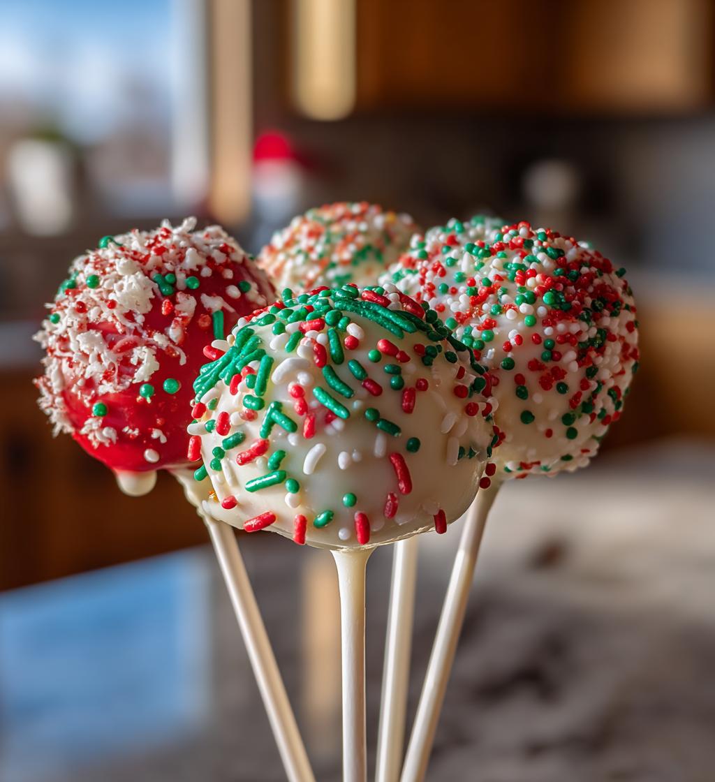 cake pops christmas