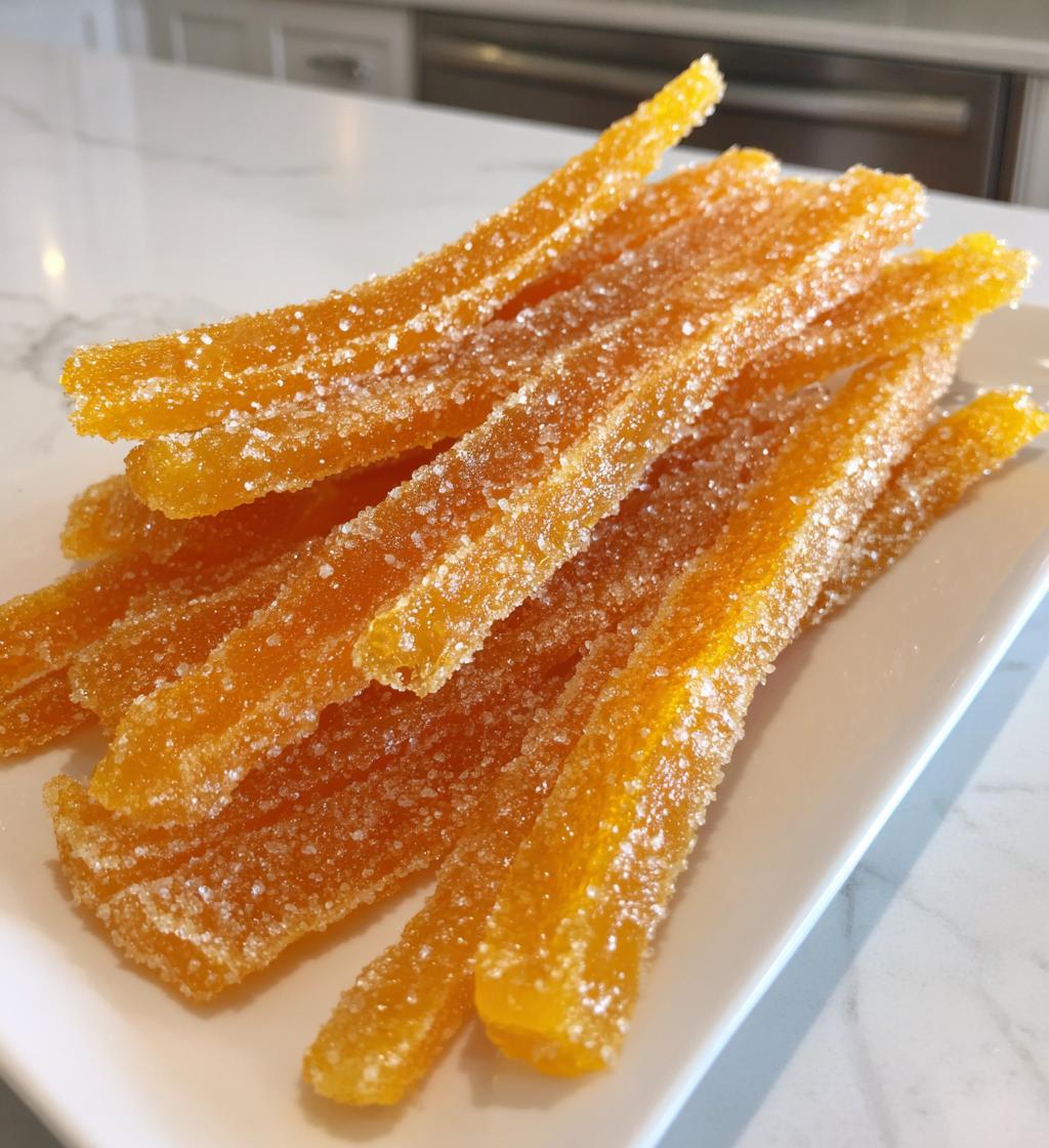 candied orange peel