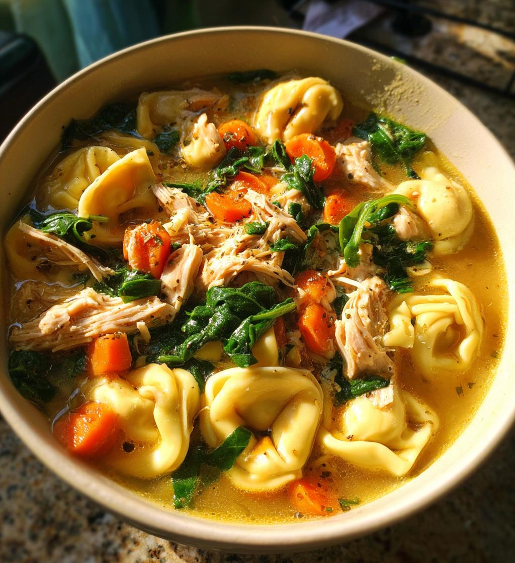 chicken tortellini soup