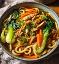 chicken udon noodles