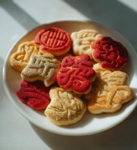 chinese new year themed cookies