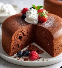 chocolate castella cake