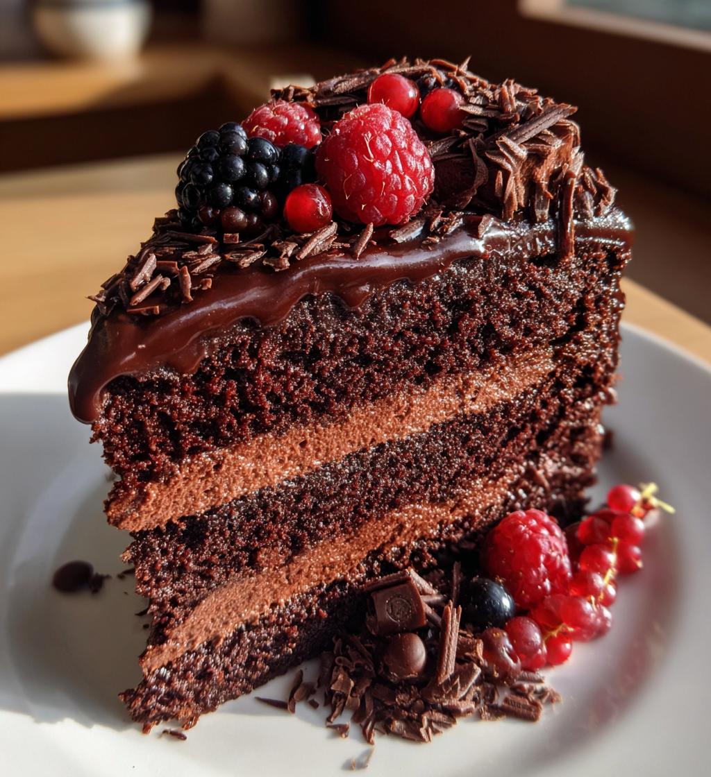 chocolate christmas cake