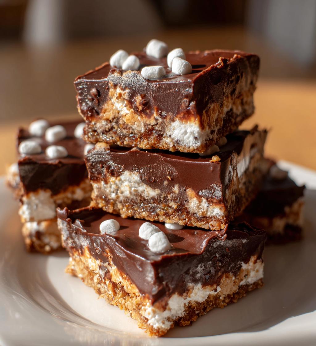chocolate marshmallow squares