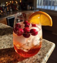 christmas aperol spritz