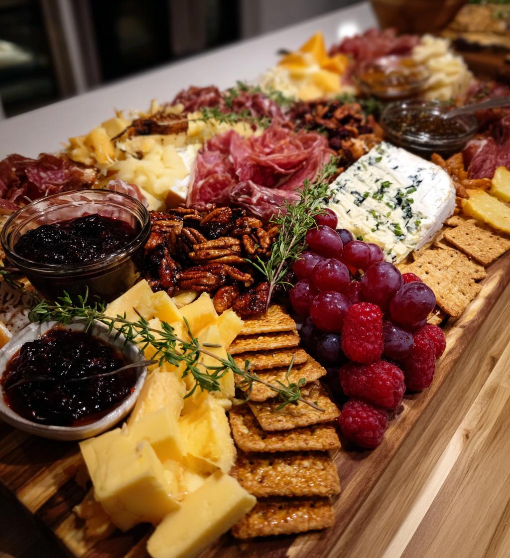 christmas breakfast charcuterie board