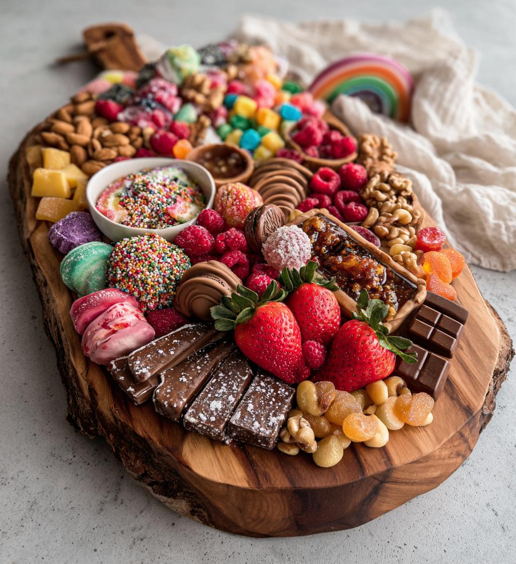 christmas candy charcuterie board