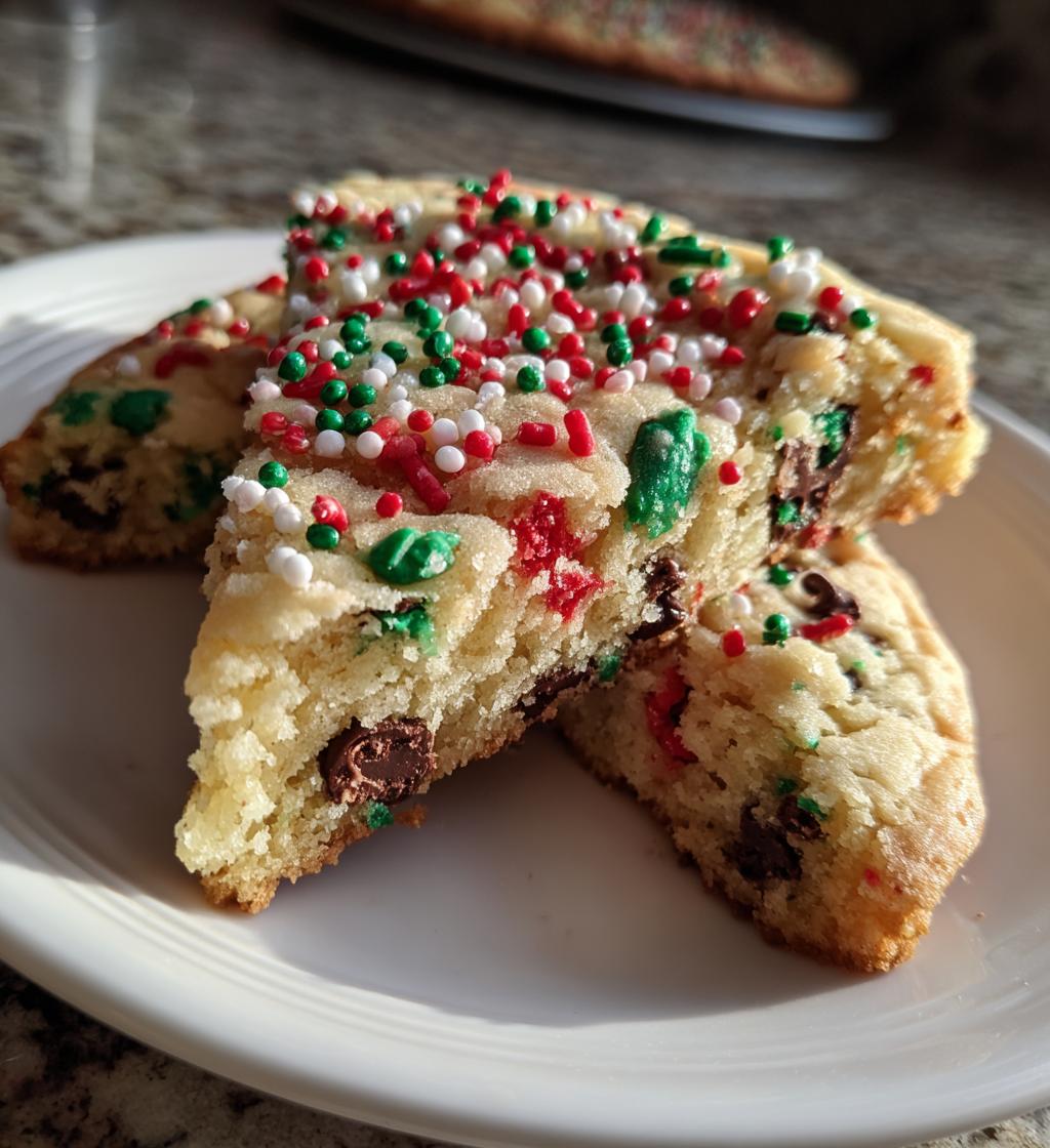 christmas cookie cake