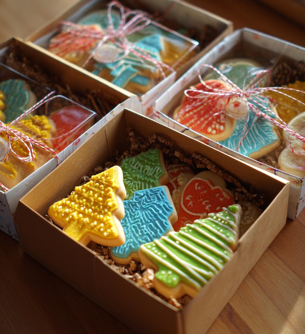 christmas cookies packaging