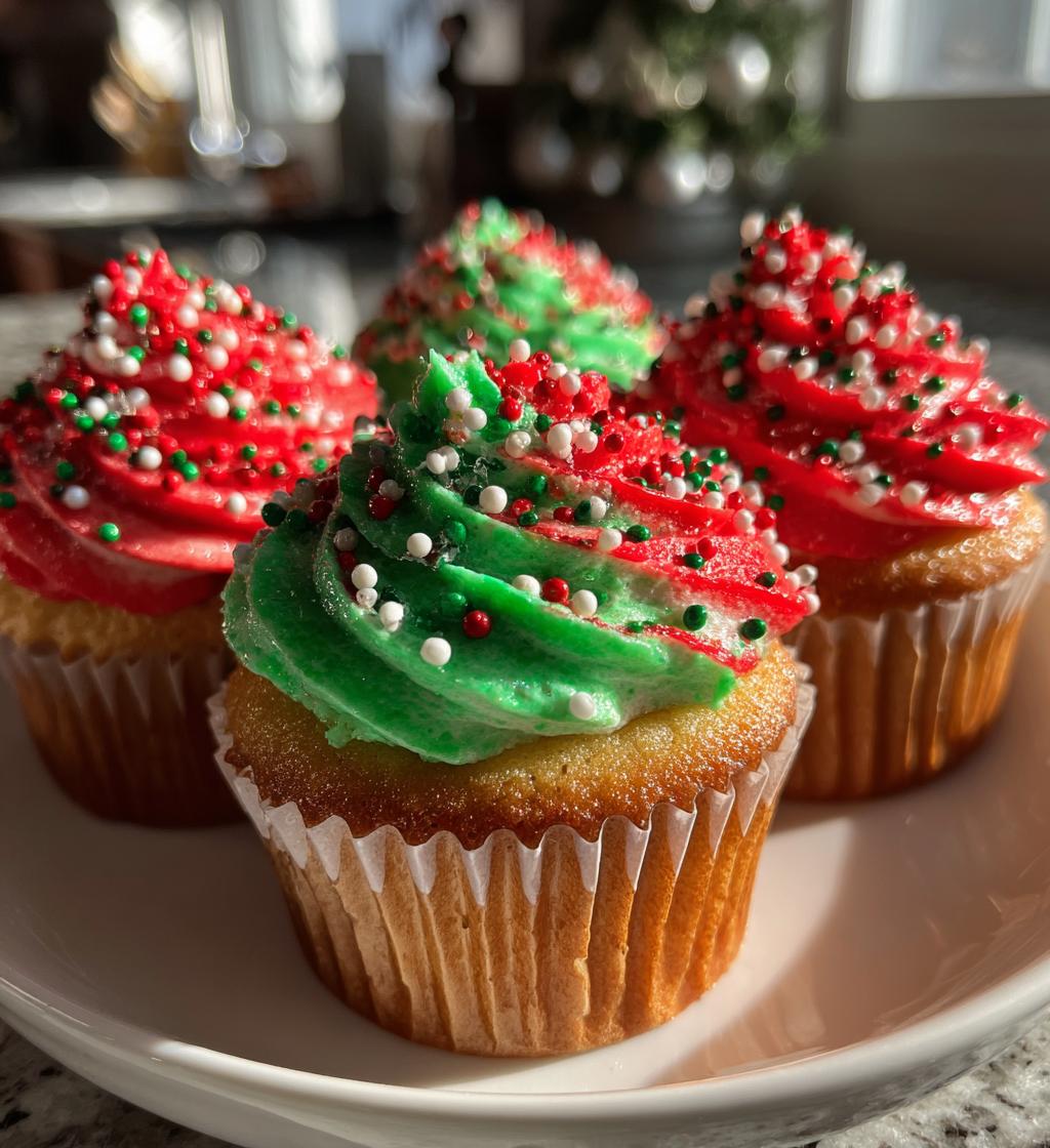 christmas cupcakes decoration